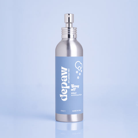 Flacone di Smog Off, spray antipollution per cani da 150 ml, Depaw