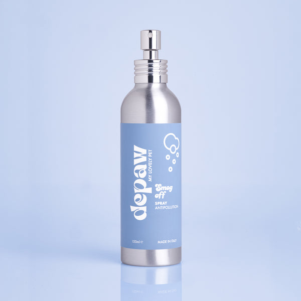 Flacone di Smog Off, spray antipollution per cani da 150 ml, Depaw